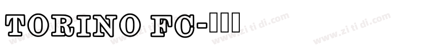 TORINO FC字体转换